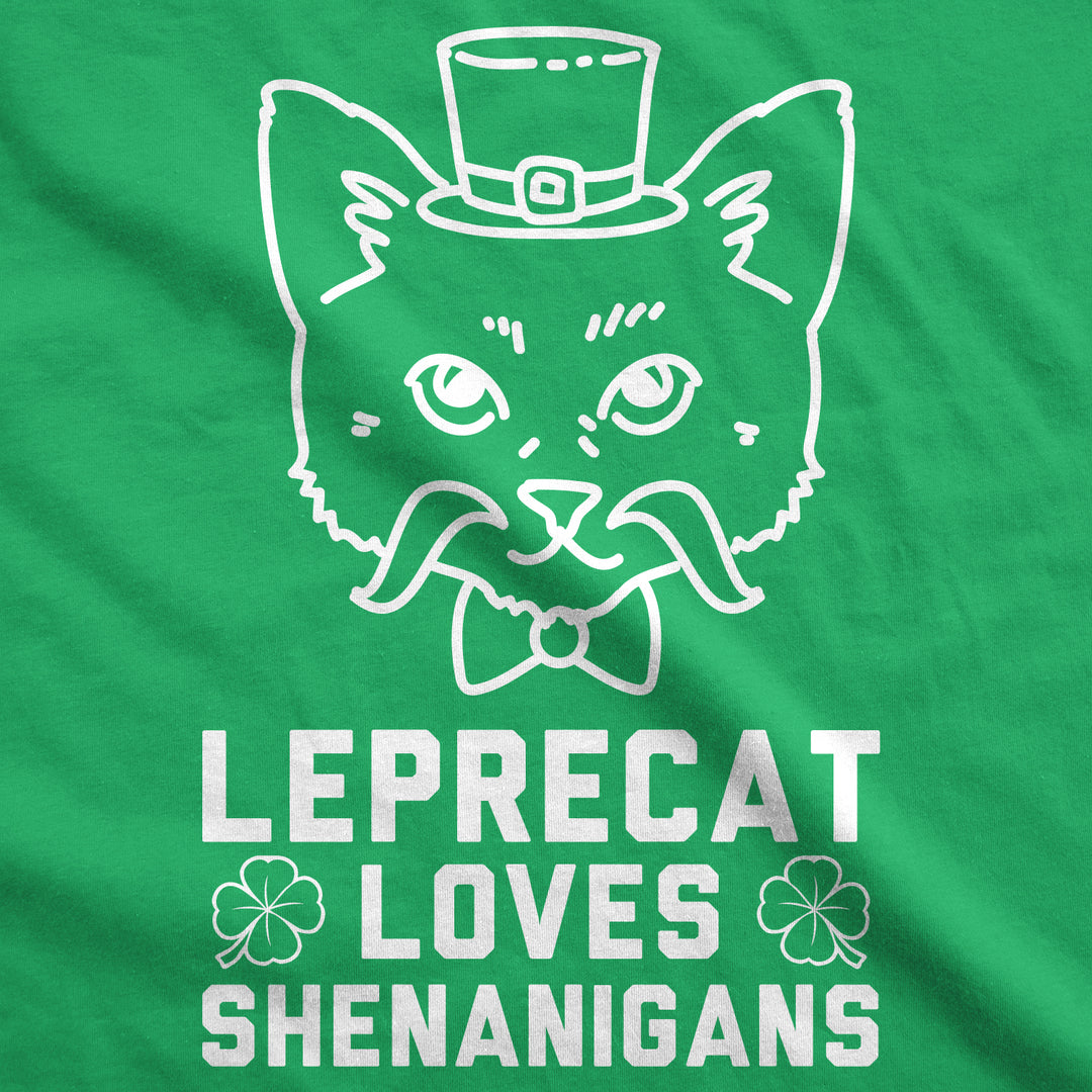 Leprecat Loves Shenanigans Women's T Shirt