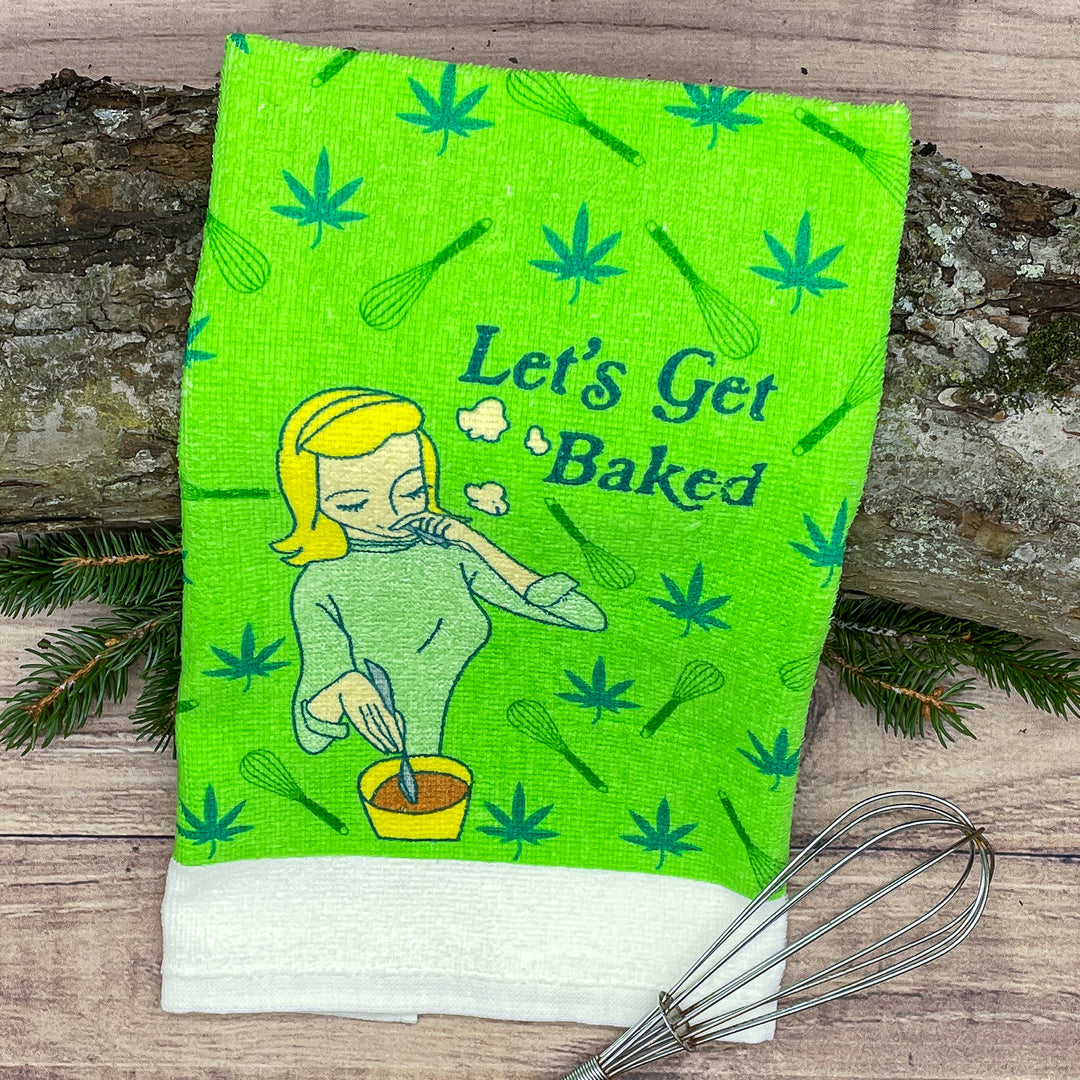 Lets Get Baked Tea Towel Tea Towel