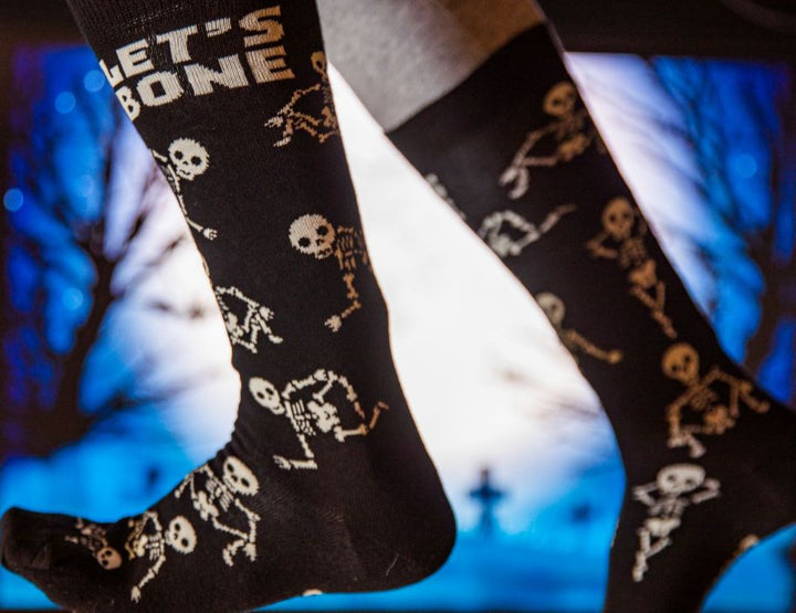 Womens Let's Bone Socks