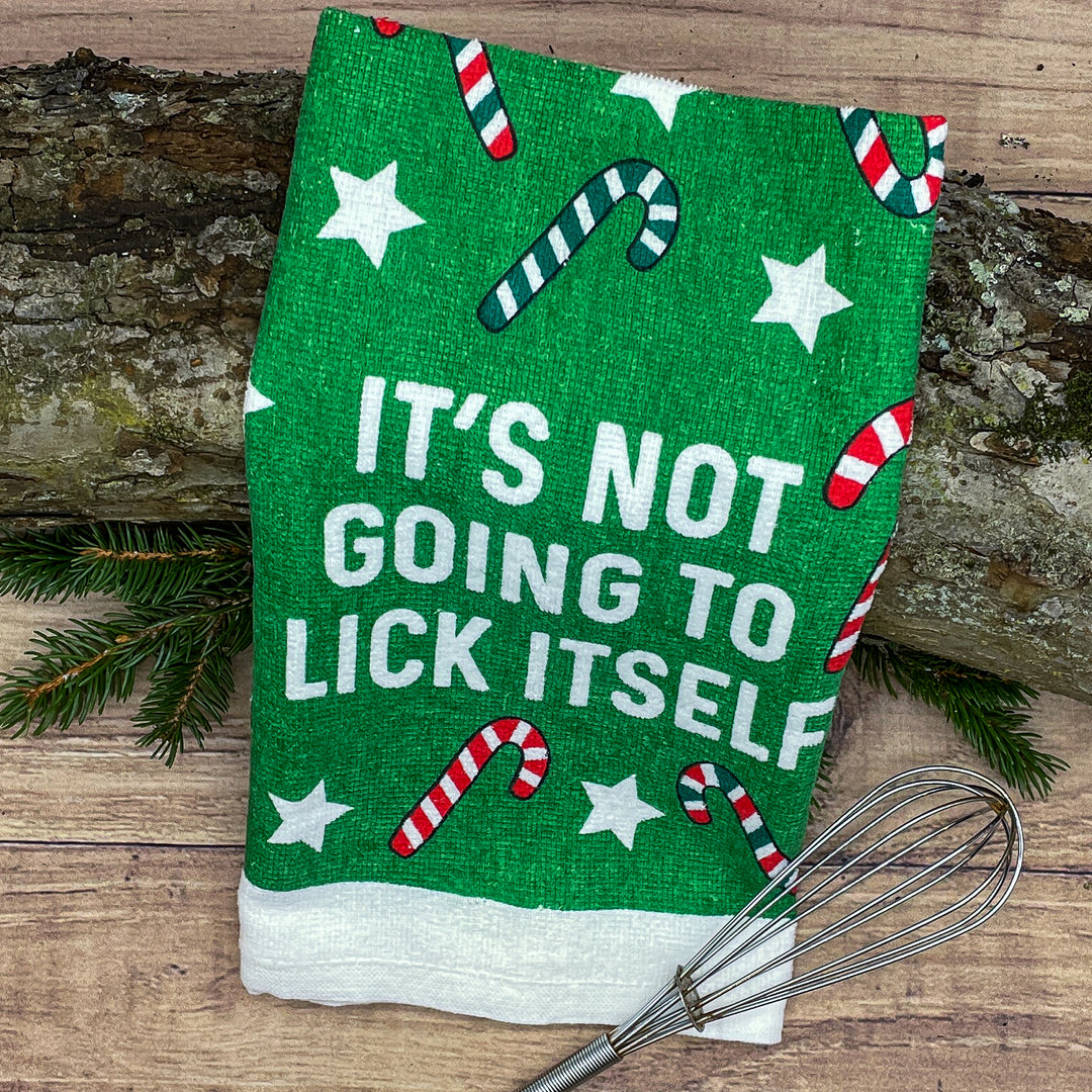 Not Going To Lick Itself Tea Towel Tea Towel