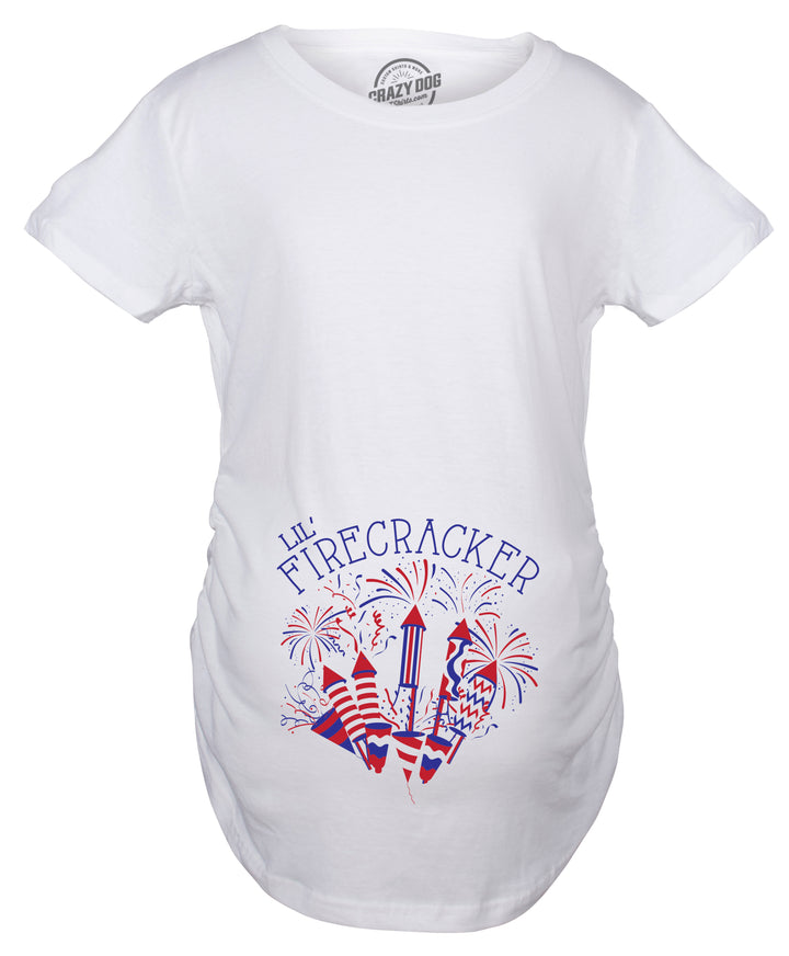 Lil Firecracker Maternity T Shirt