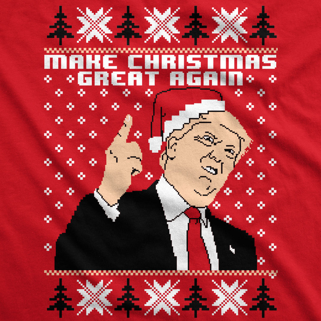 Make Christmas Great Again Ugly Christmas Sweater Men's T Shirt