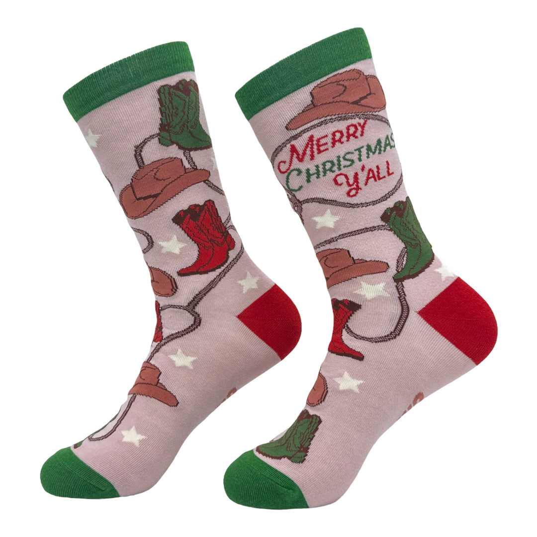 Women's Merry Christmas Yall Socks