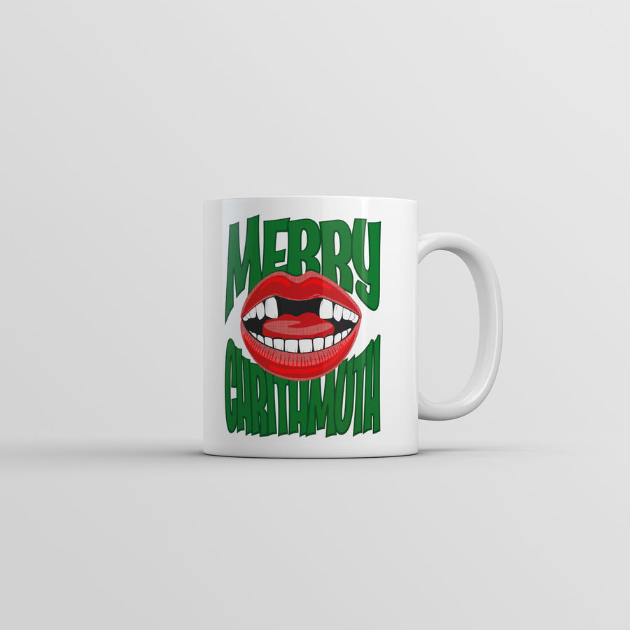 Funny White Merry Chrithmuth Coffee Mug Nerdy Christmas sarcastic Tee