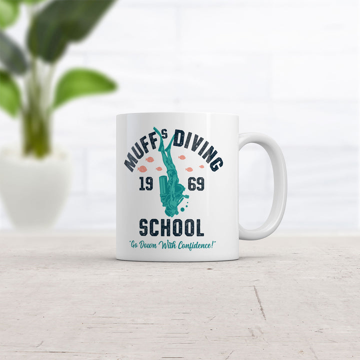 Muffs Diving School Mug