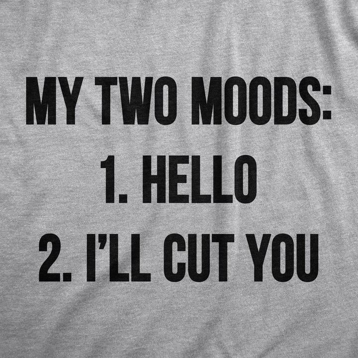 My Two Moods Womens V-Neck