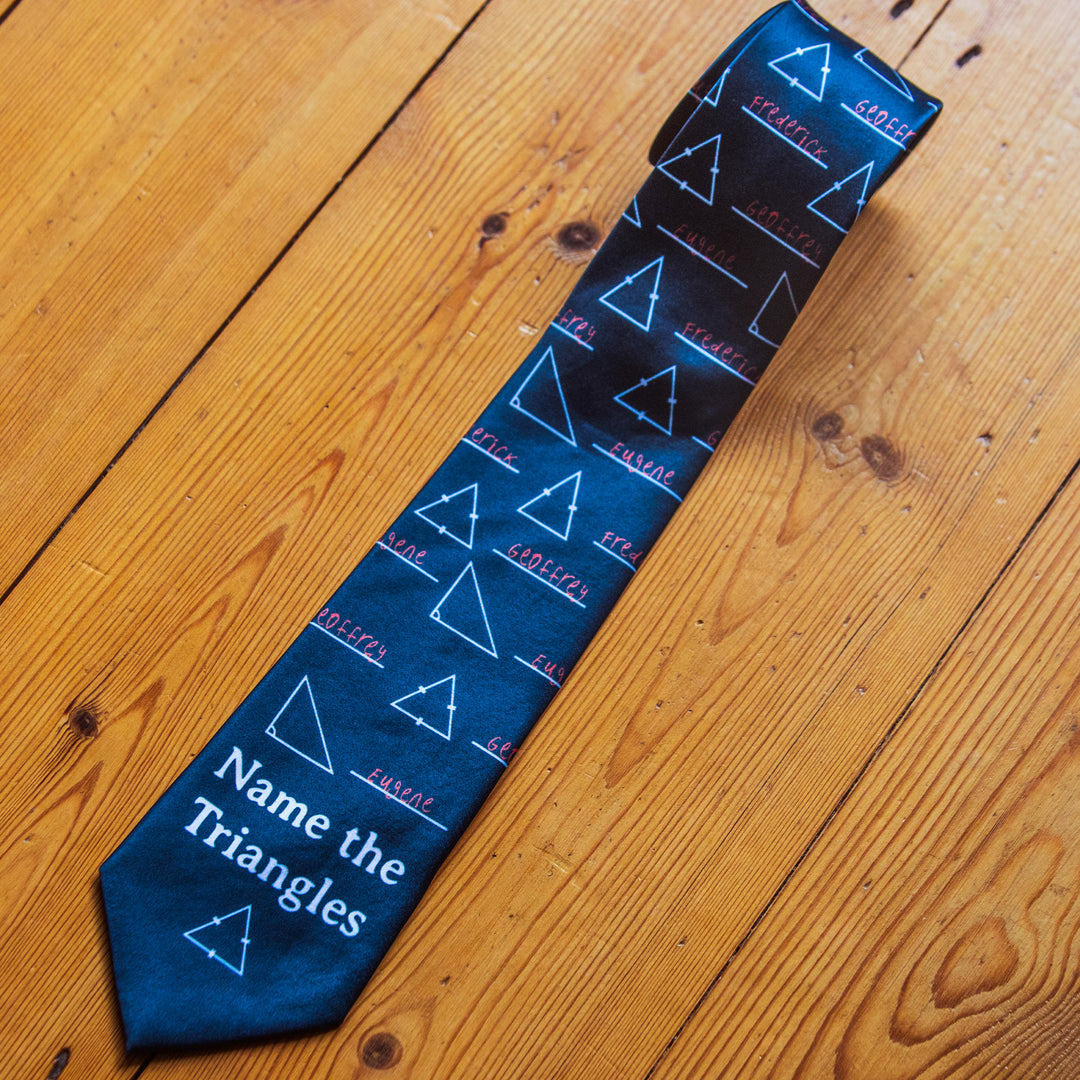 Name The Triangles Neck Tie Tie