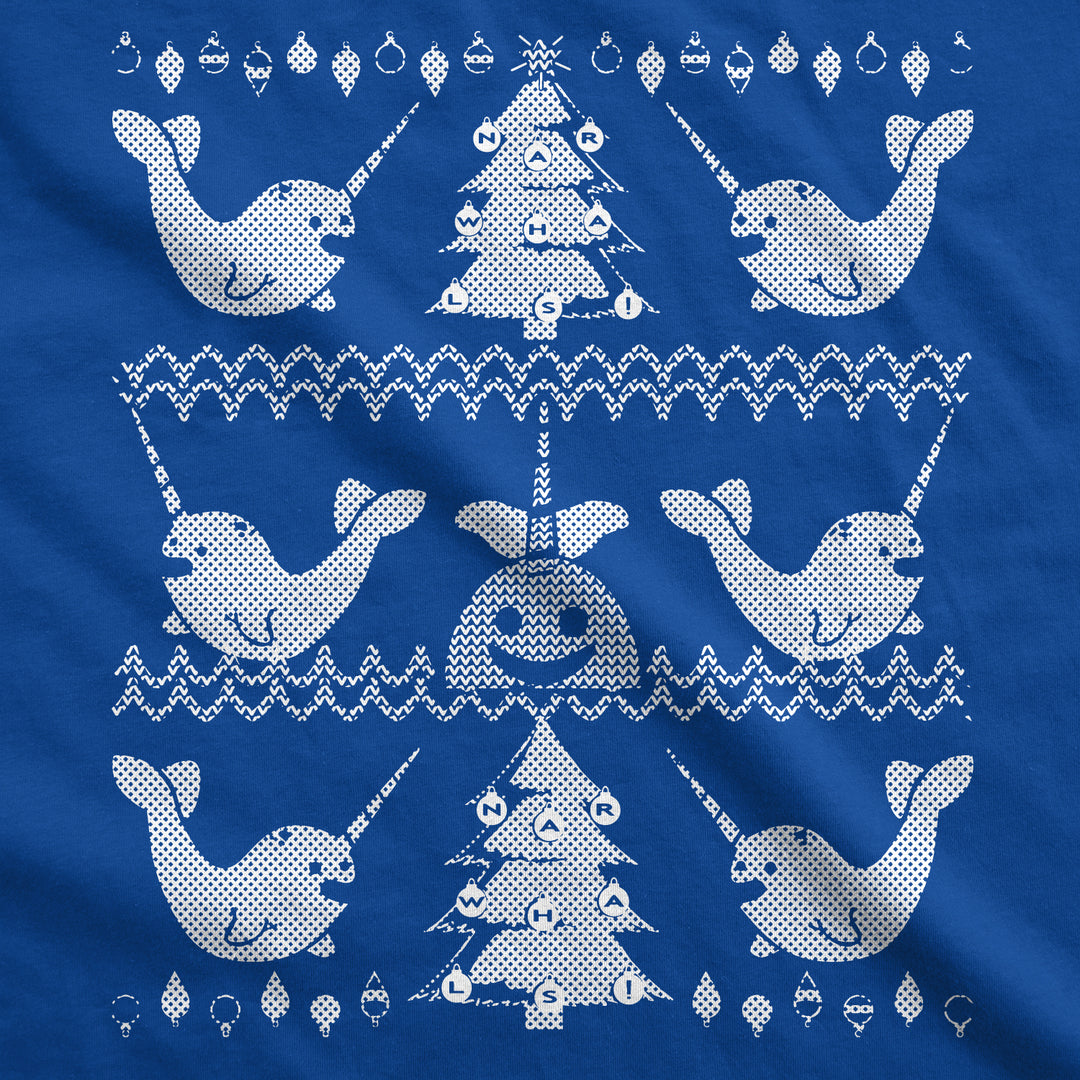 Narwhal Ugly Christmas Sweater Men's T Shirt