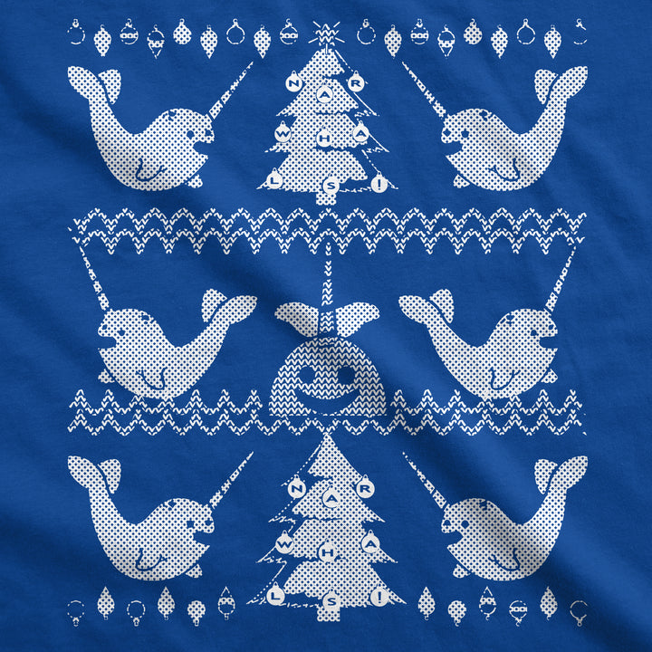 Narwhal Ugly Christmas Sweater Men's T Shirt