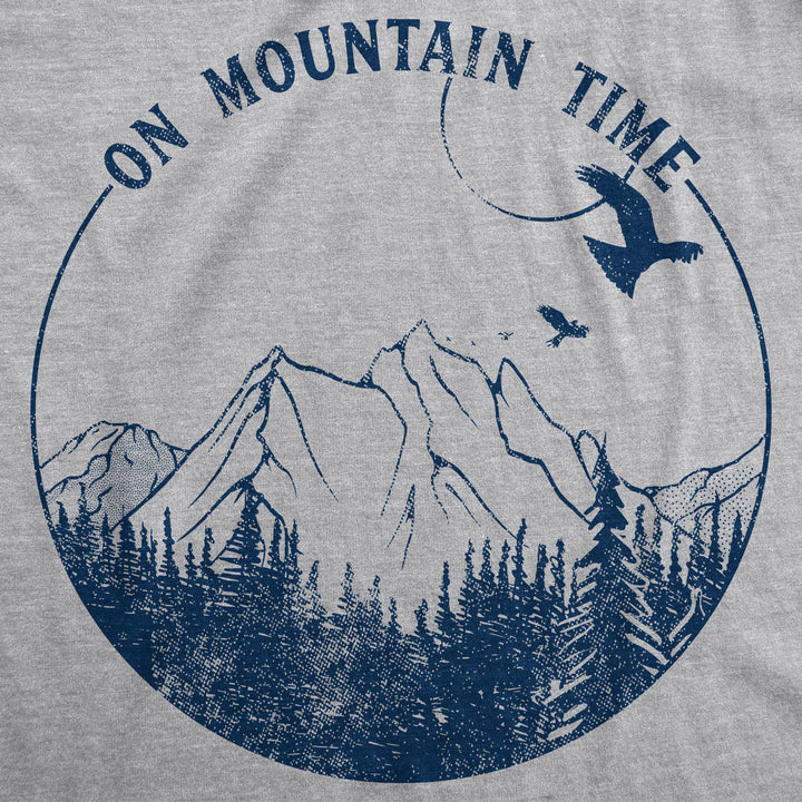 On Mountain Time Men's T Shirt
