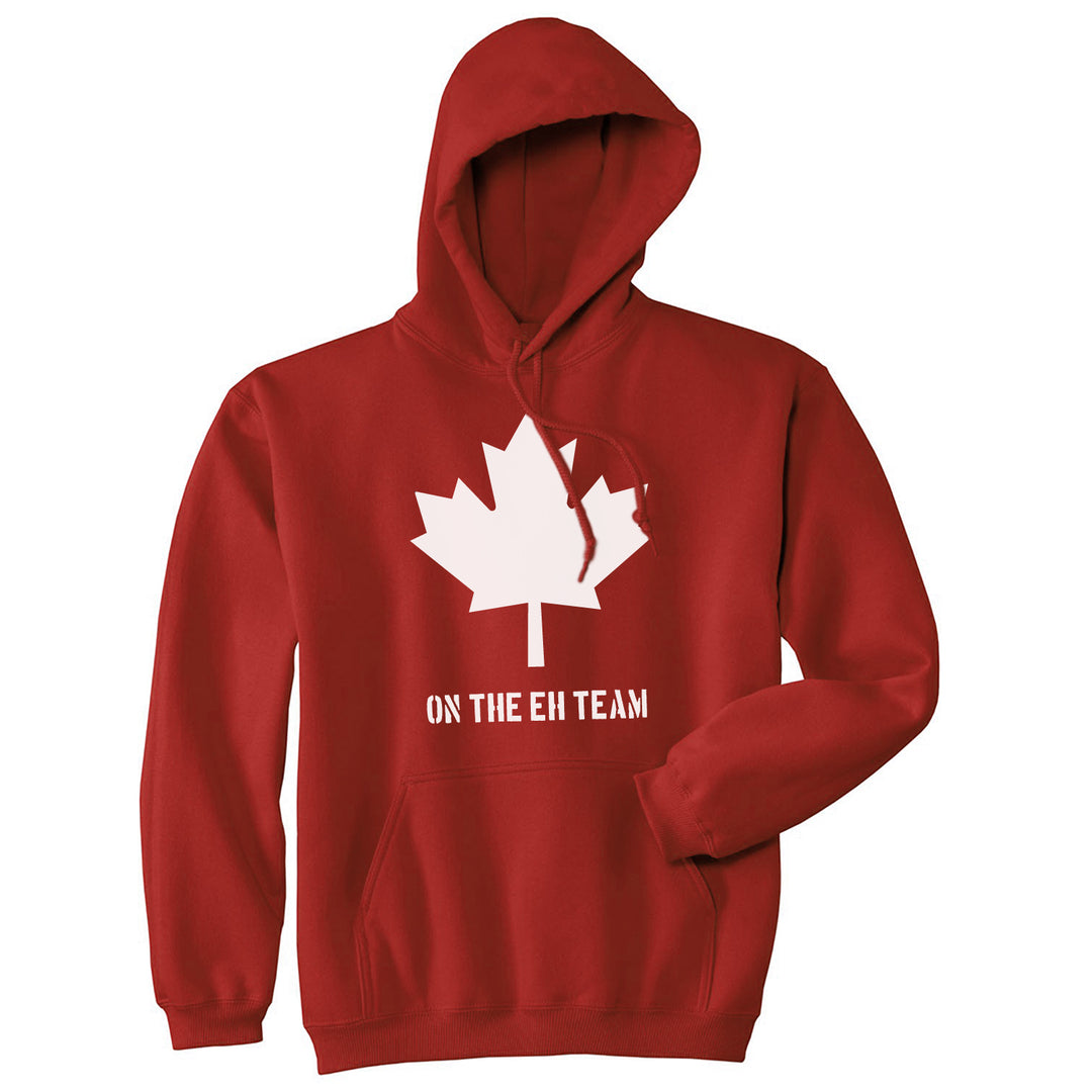 Funny Red Eh Team Hoodie Nerdy Canada Tee