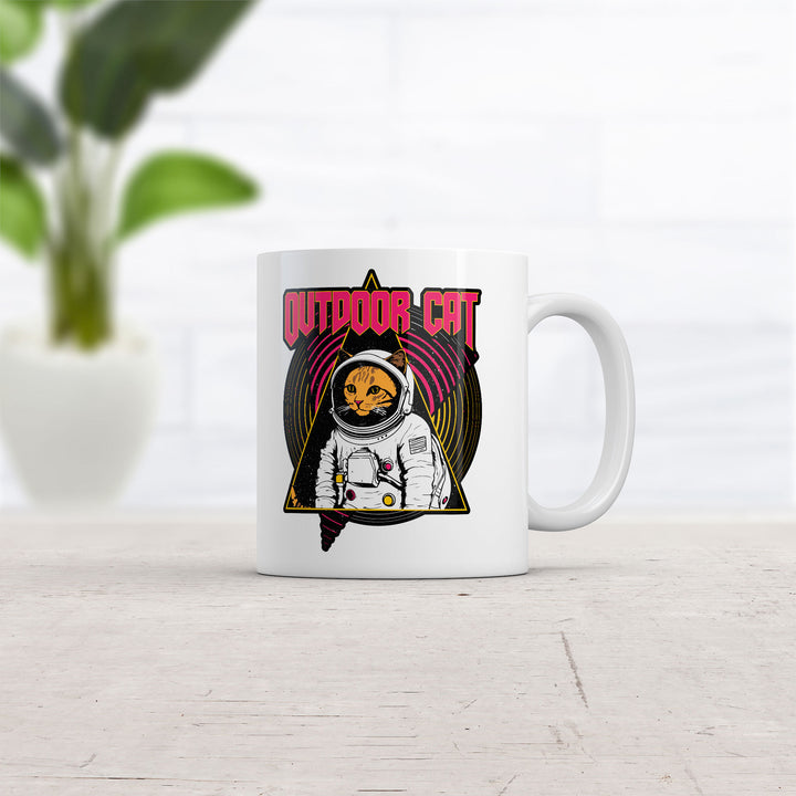 Outdoor Cat Space Mug