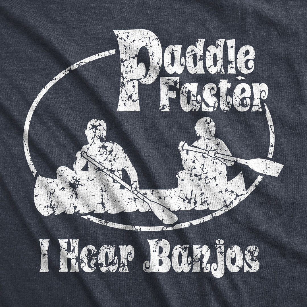 Paddle Faster Men's T Shirt