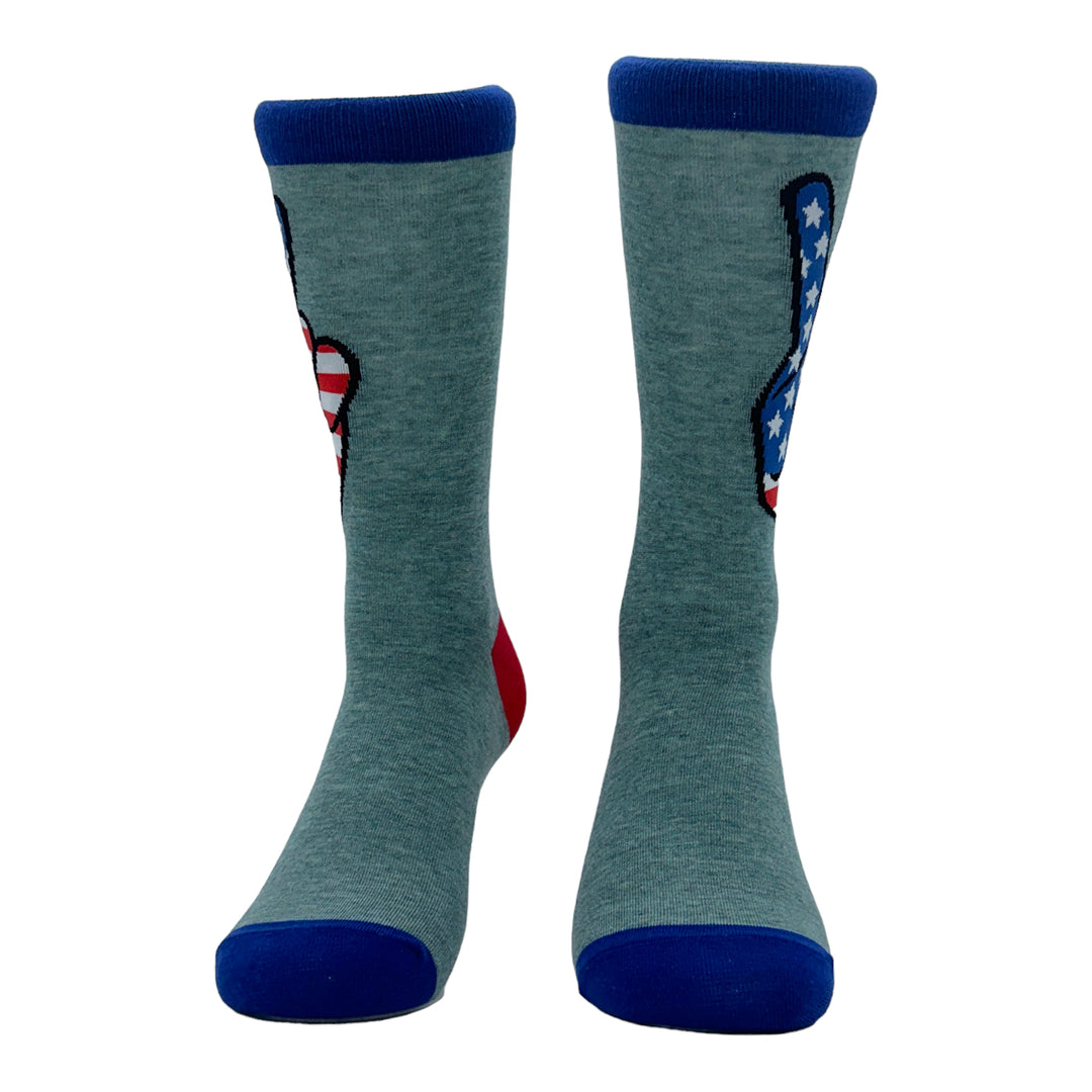 Women's USA Peace Hands Socks