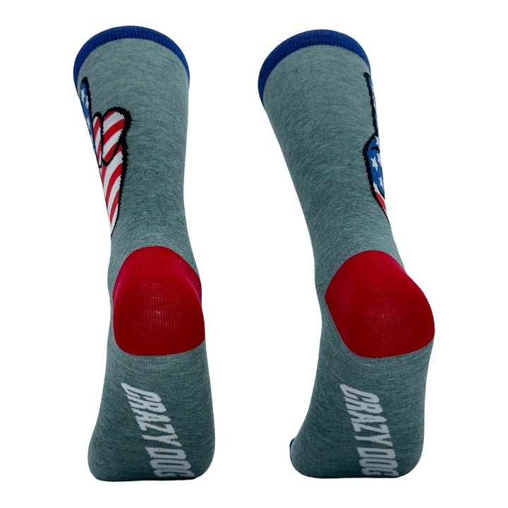 Women's USA Peace Hands Socks