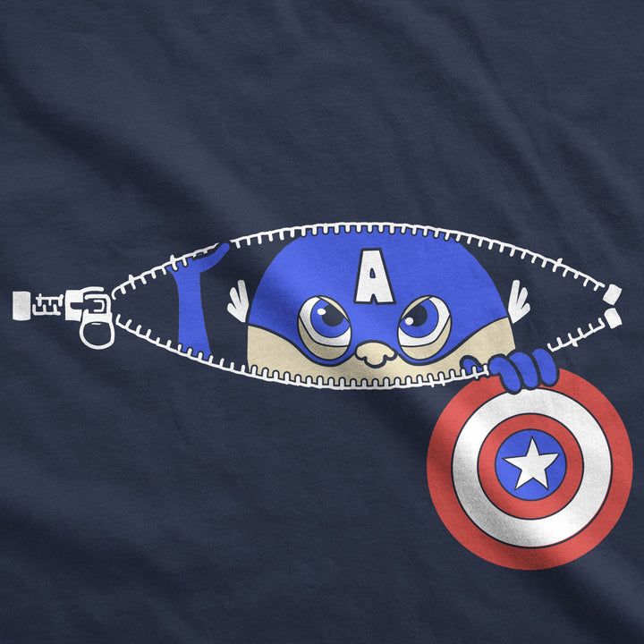 Peeking Captain Maternity T Shirt