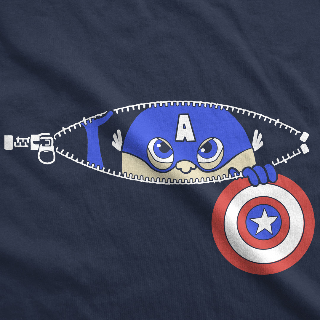 Peeking Captain Maternity T Shirt