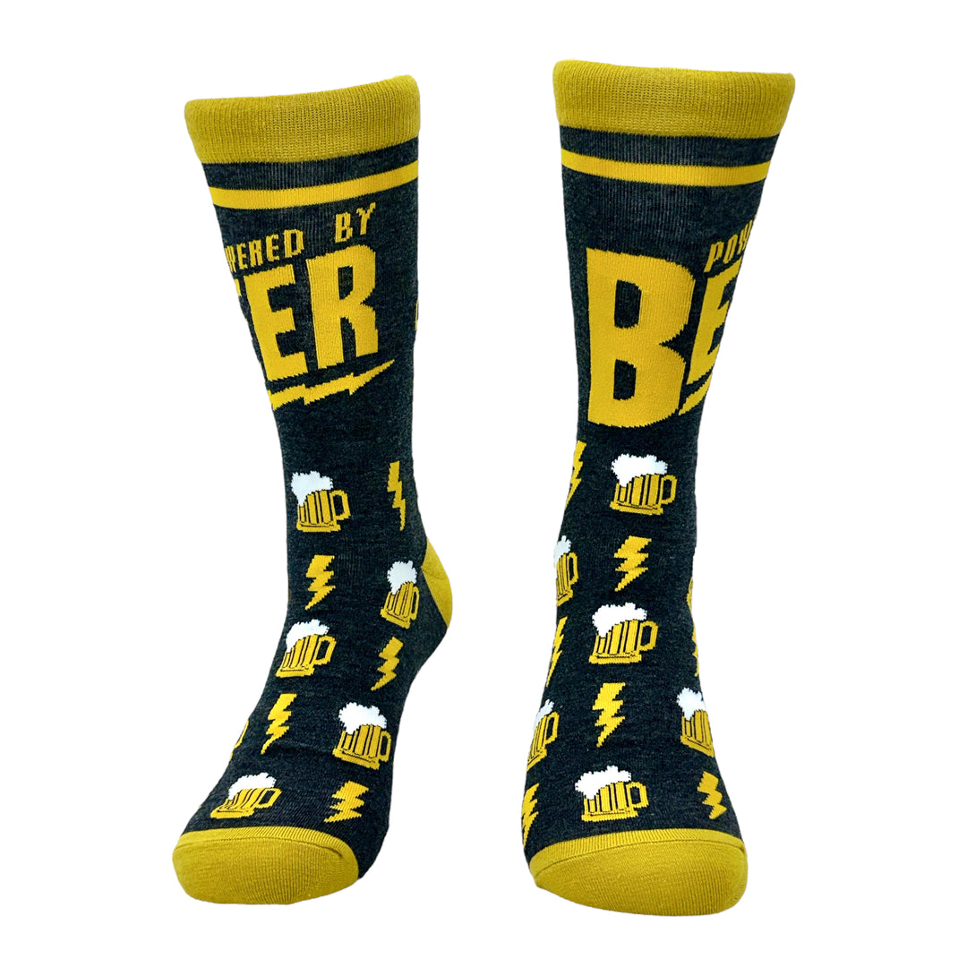 Men's Powered By Beer Socks