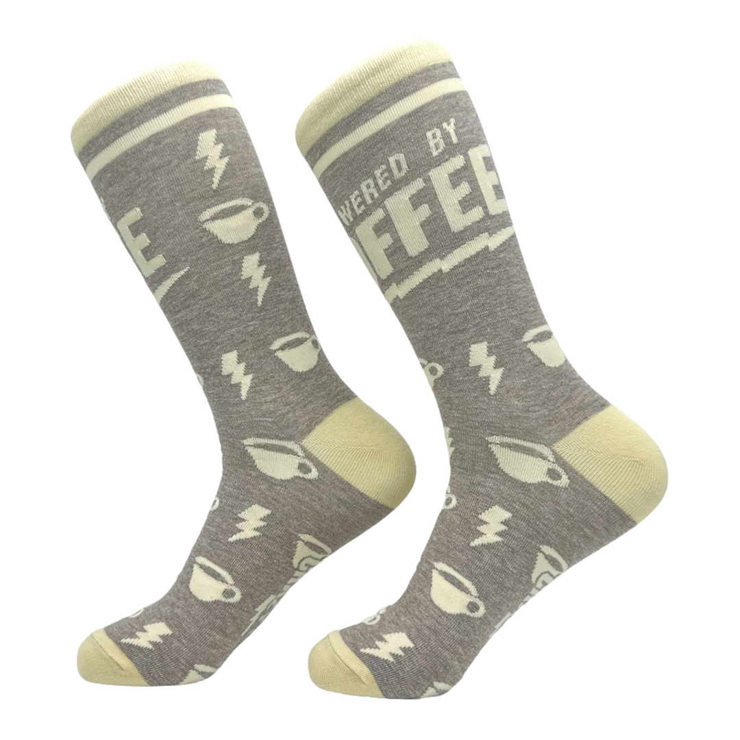 Men's Powered By Coffee Socks