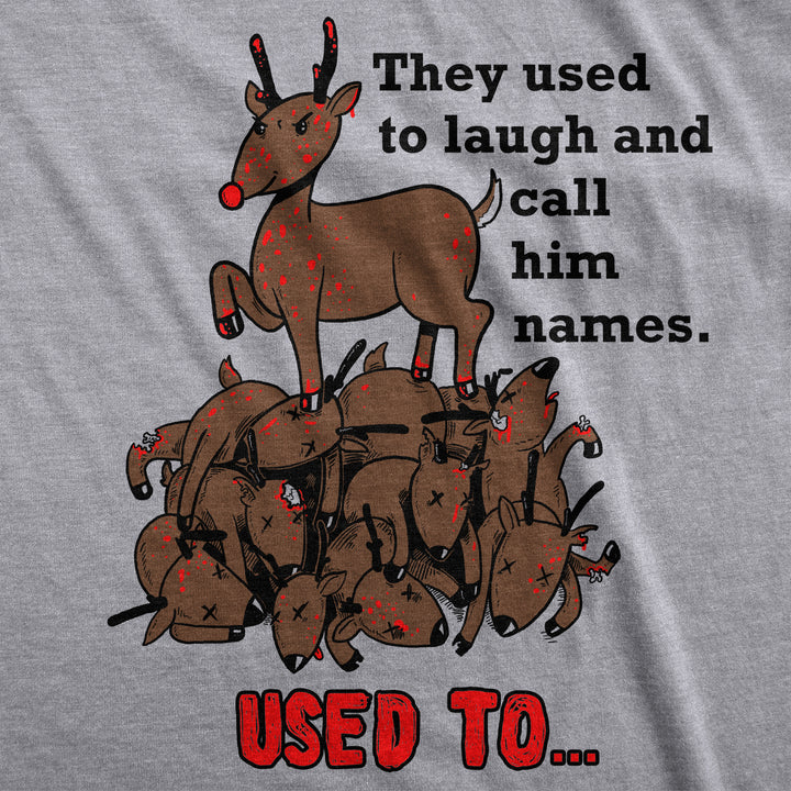 Rudolph The Psychopath Reindeer Men's T Shirt