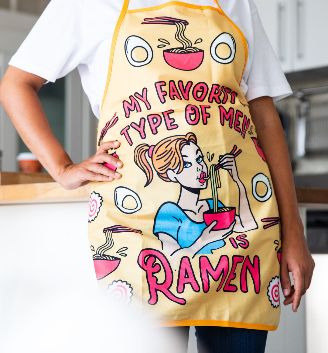 My Favorite Type Of Men Is Ramen Apron Bakeware