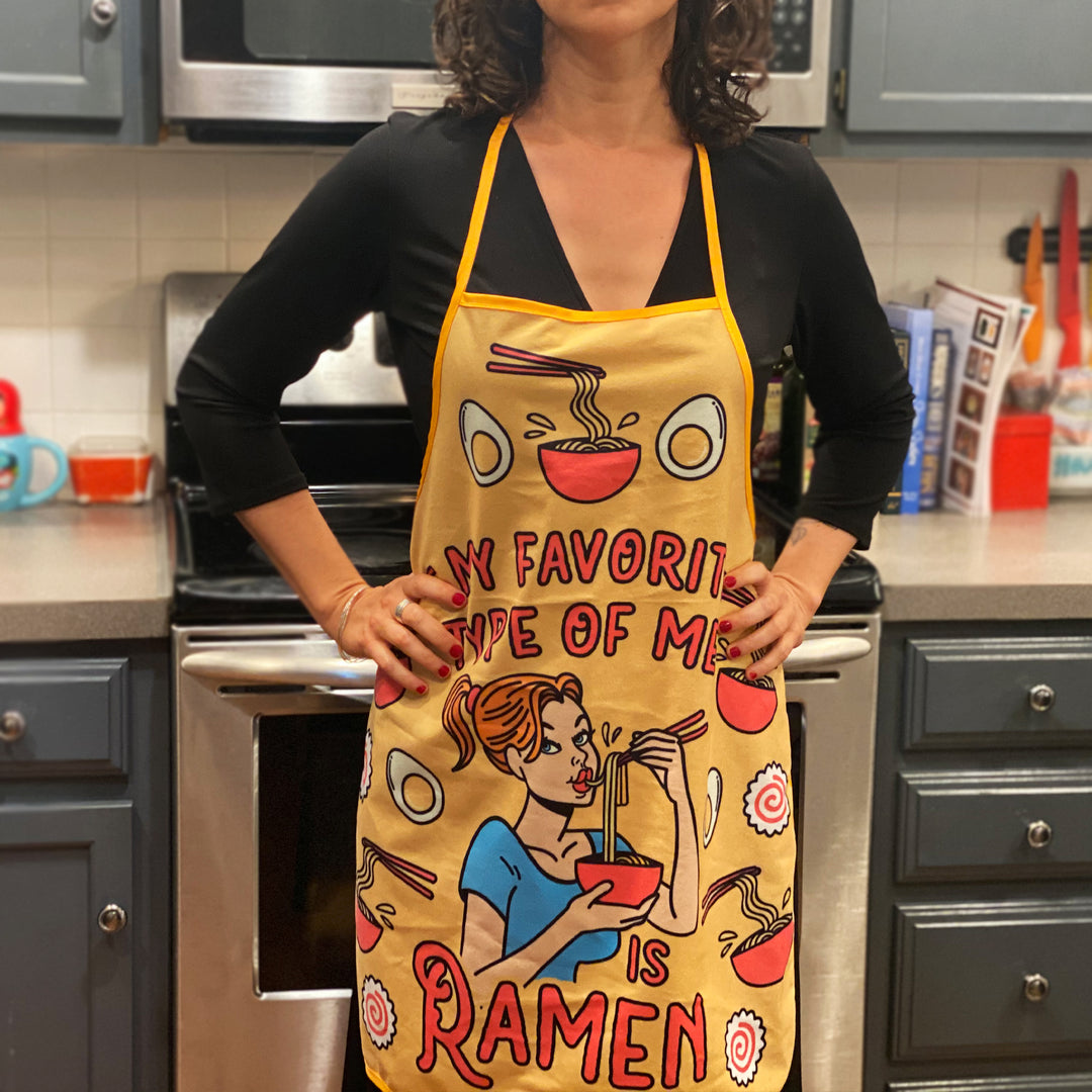 My Favorite Type Of Men Is Ramen Apron Bakeware