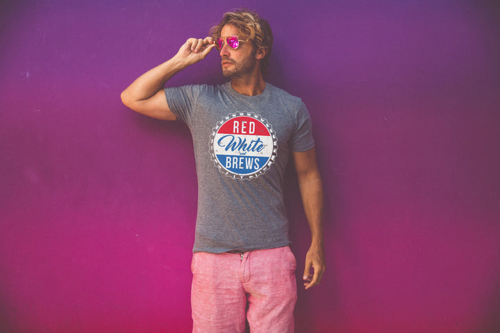 Red White and Brews Men's T Shirt