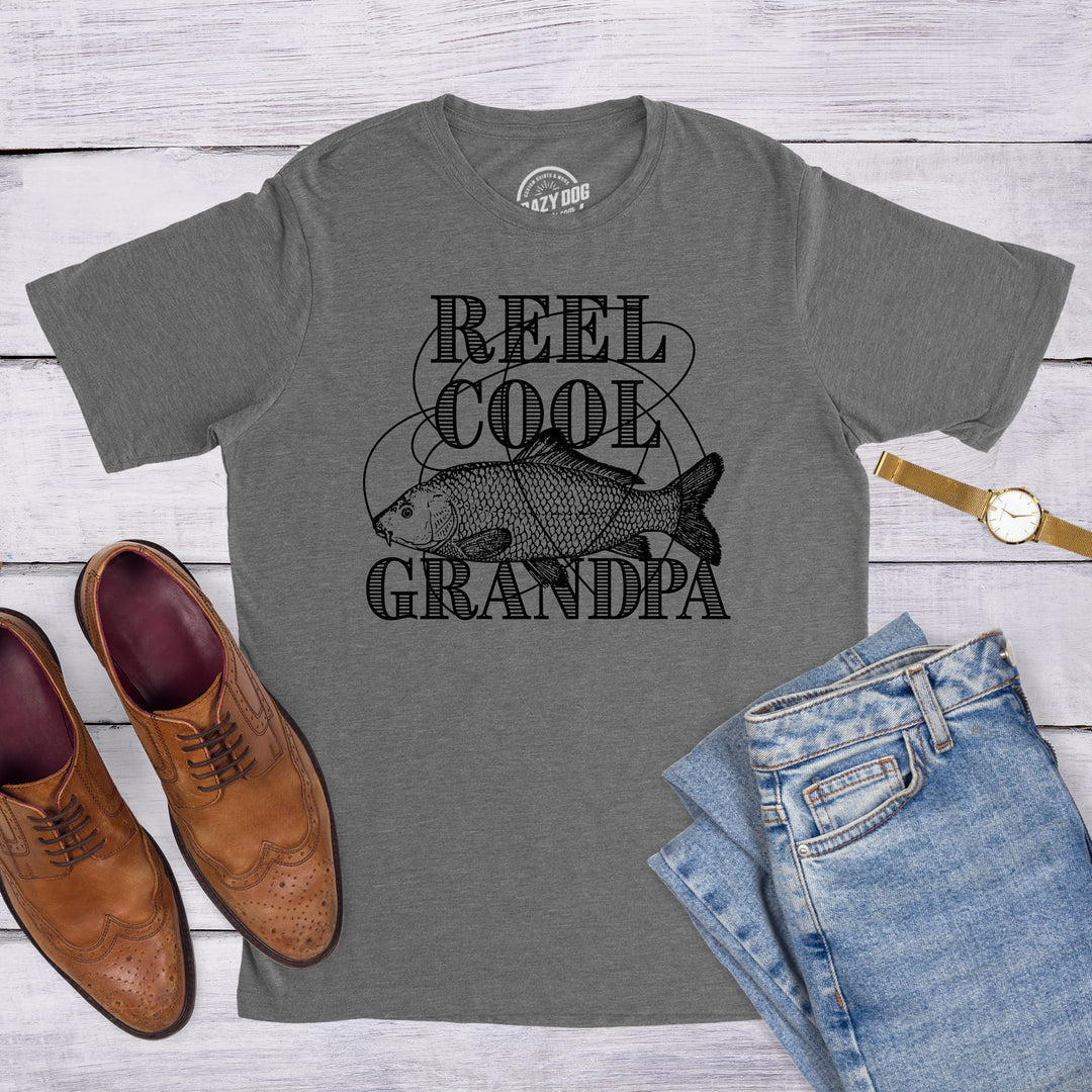 Reel Cool Grandpa Men's T Shirt