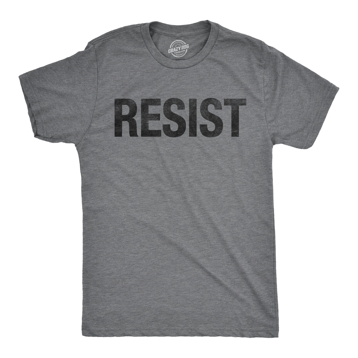 RESIST Men's T Shirt - Crazy Dog T-Shirts