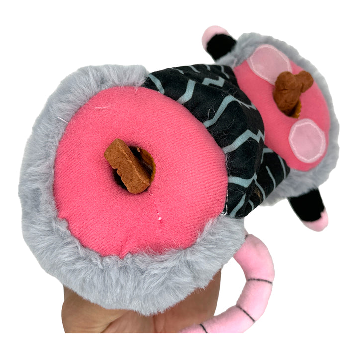 Roadkill Opossum - Rip and Reveal Dog Toy