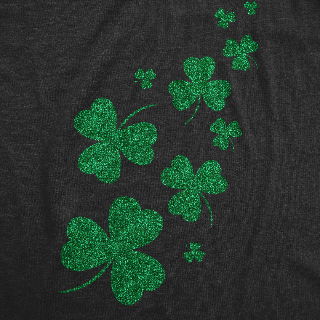 Glitter Shamrocks Women's T Shirt