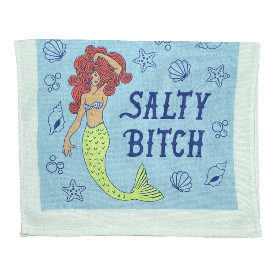 Funny Salty Bitch Salty Bitch Tea Towel Nerdy Sarcastic Tee