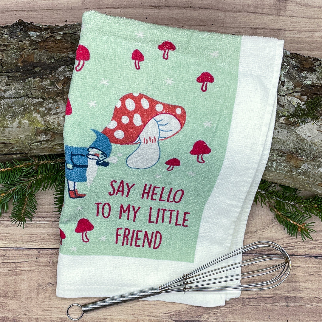 Say Hello To My Little Friend Tea Towel Tea Towel