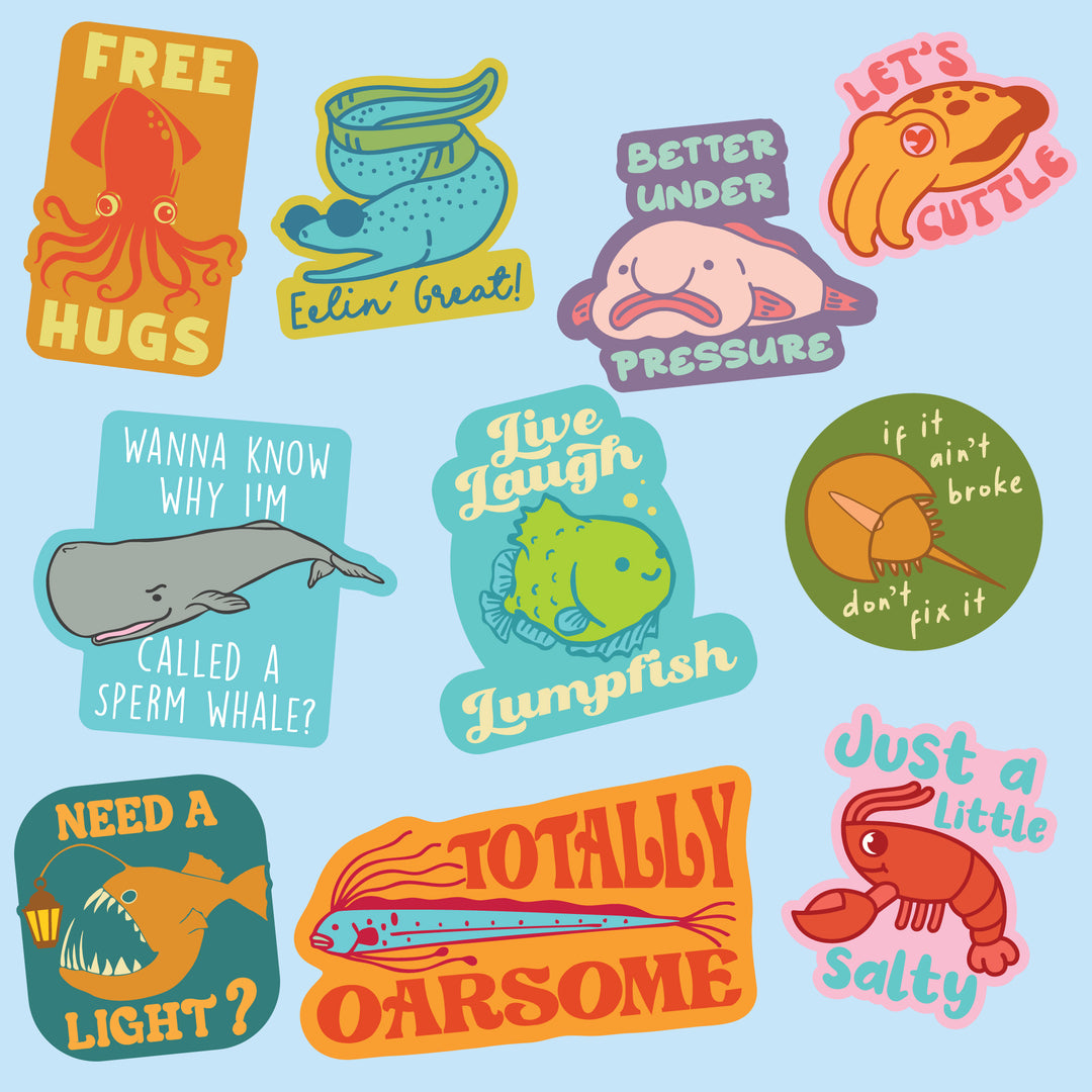 Sea Creature Stickers