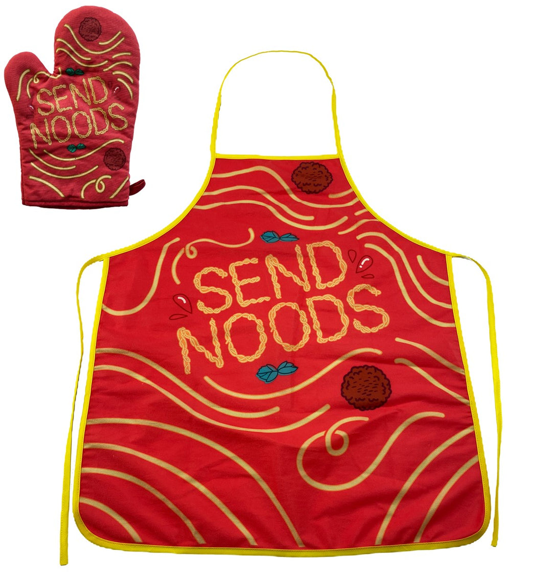 Funny Red Send Noods Italian Spaghetti Nerdy Food Sex Tee