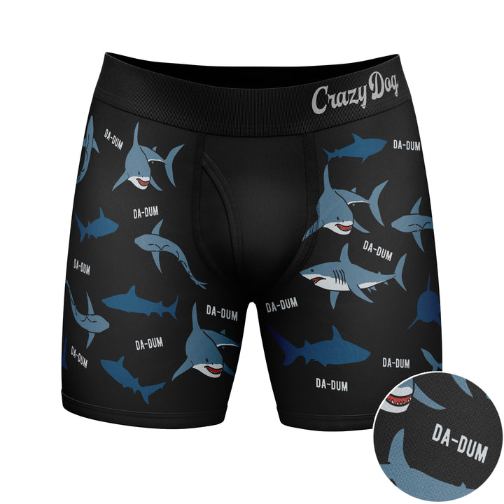 Sharks Da Dum Boxer Briefs