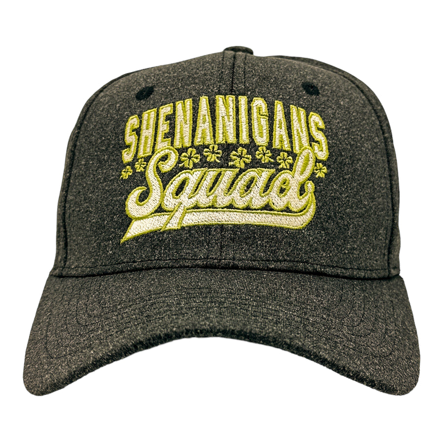 Funny Black - Shenanigans Squad Shenanigans Squad Nerdy Saint Patrick's Day Tee