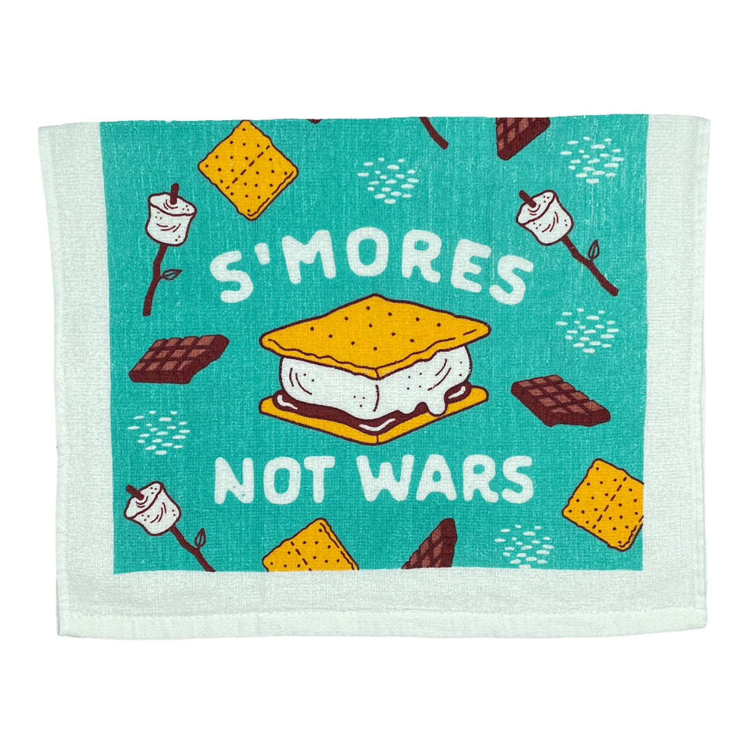 Funny Smores Not Wars Smores Not Wars Tea Towel Nerdy Food Tee