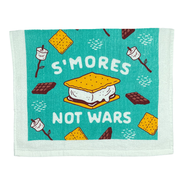 Funny Smores Not Wars Smores Not Wars Tea Towel Nerdy Food Tee