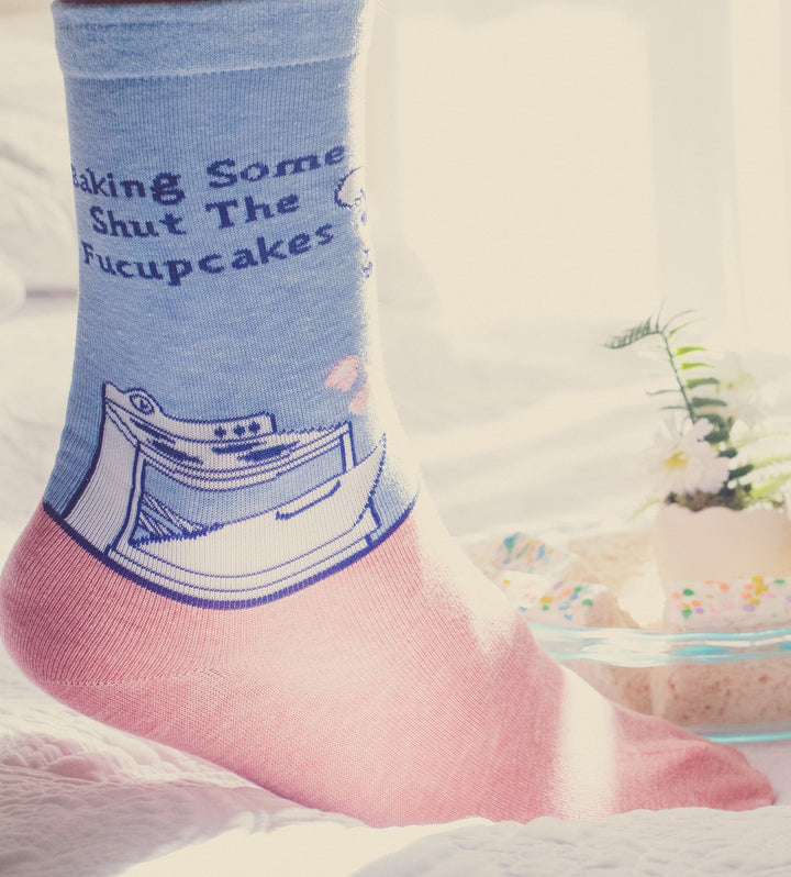 Women's Baking Some Shut The Fucupcakes Socks