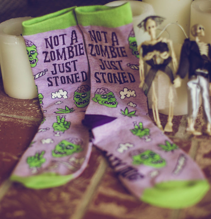 Women's Not A Zombie Just Stoned Socks