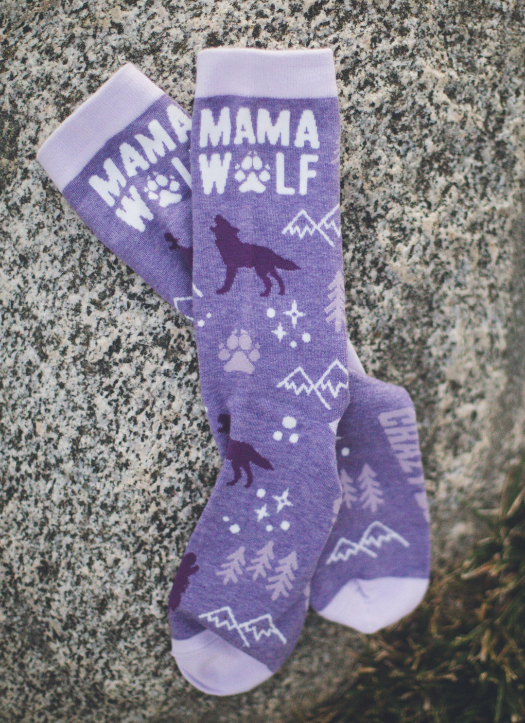 Women's Mama Wolf Socks