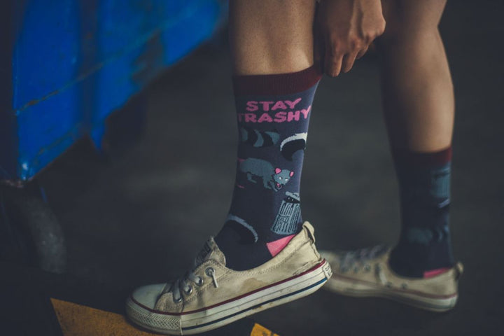 Womens Stay Trashy Socks