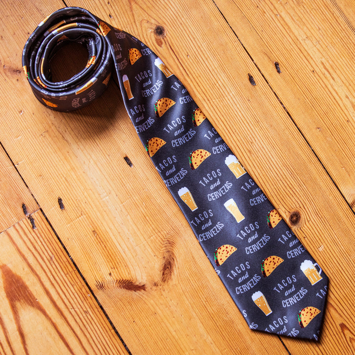 Tacos And Cervezas Neck Tie Tie