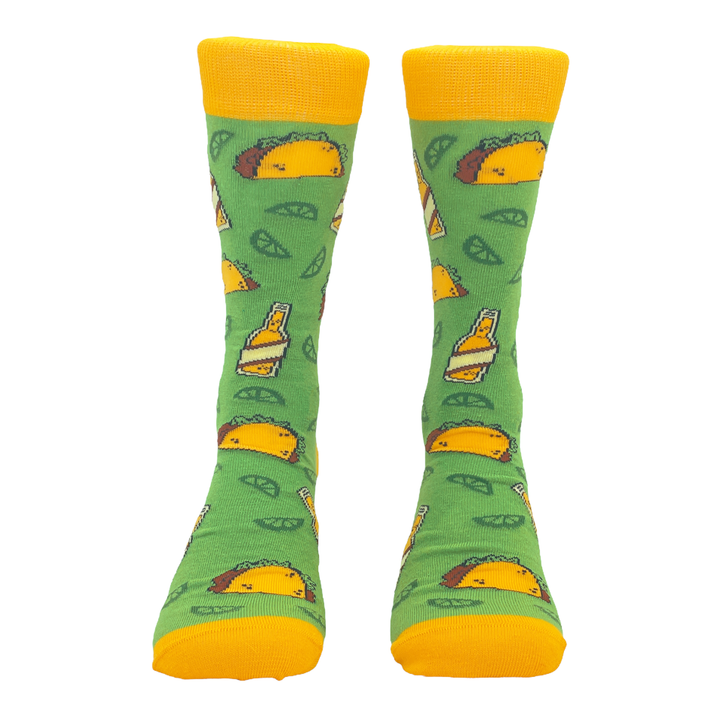 Mens Taco Sock 4 Pack Socks