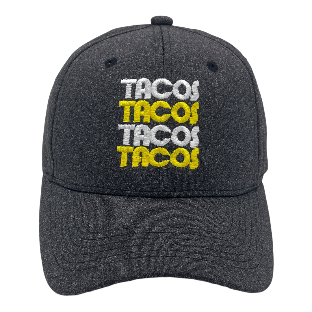 Funny Heather Black - Tacos Tacos Tacos Tacos Tacos Tacos Nerdy Food Tee