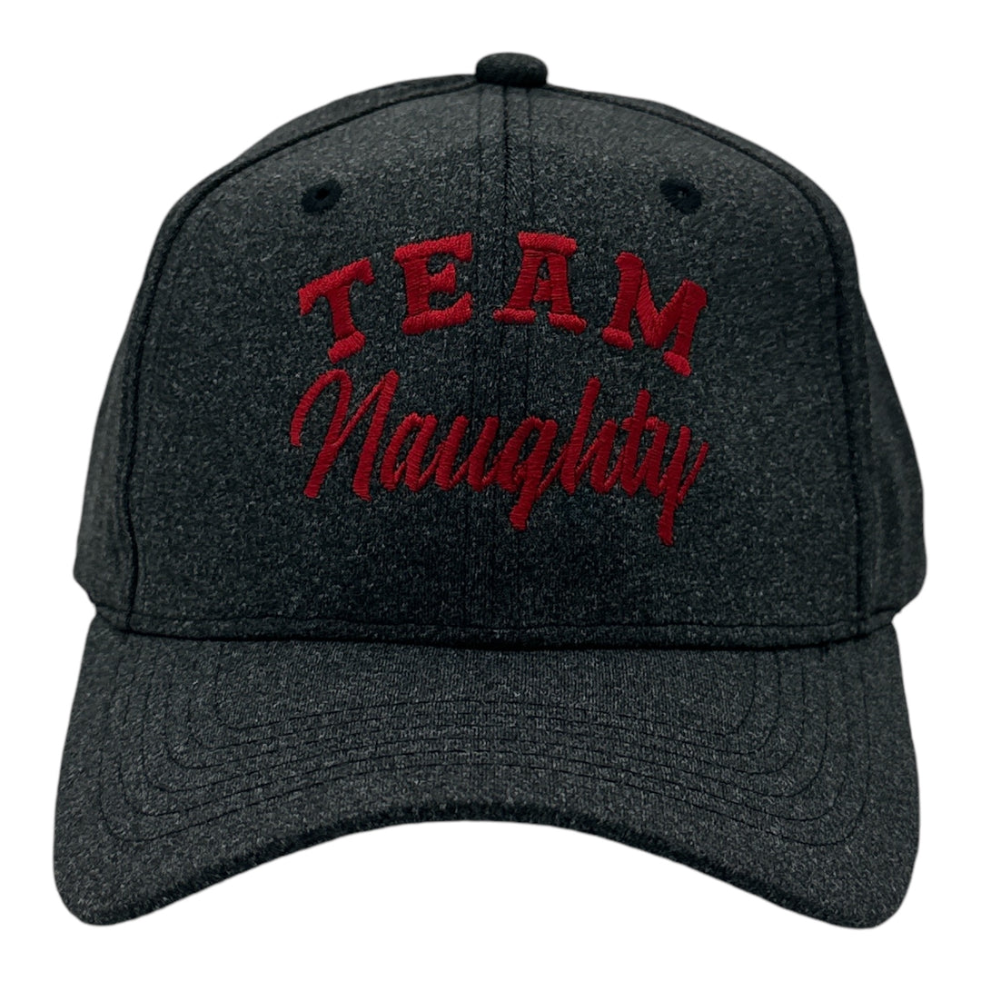 Funny Black - Team Naughty Team Naughty Nerdy Christmas sarcastic Tee