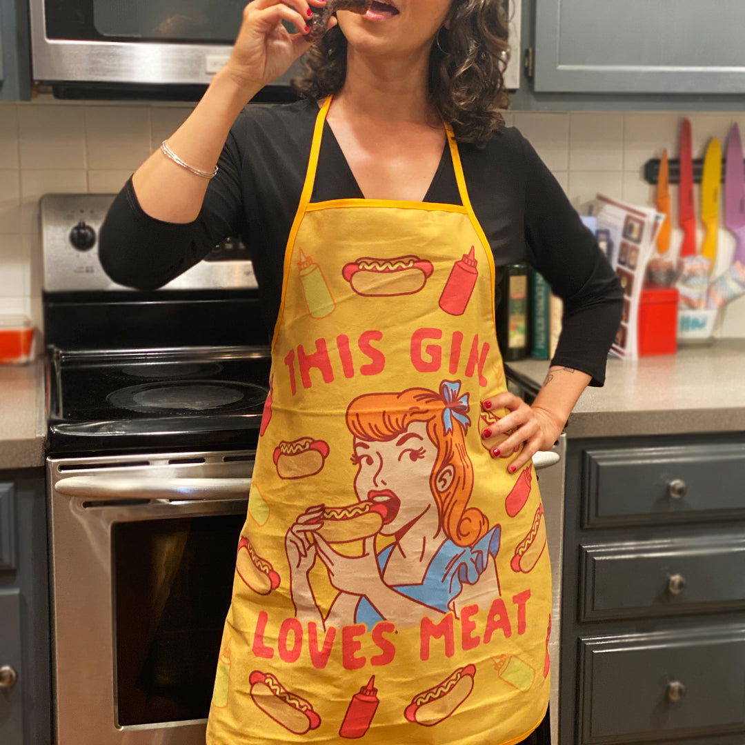 This Girl Loves Meat Apron Bakeware