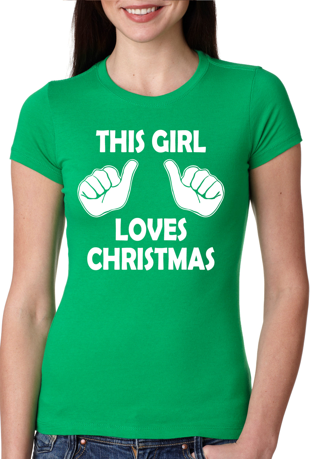 Funny Green Womens T Shirt Nerdy Christmas Tee