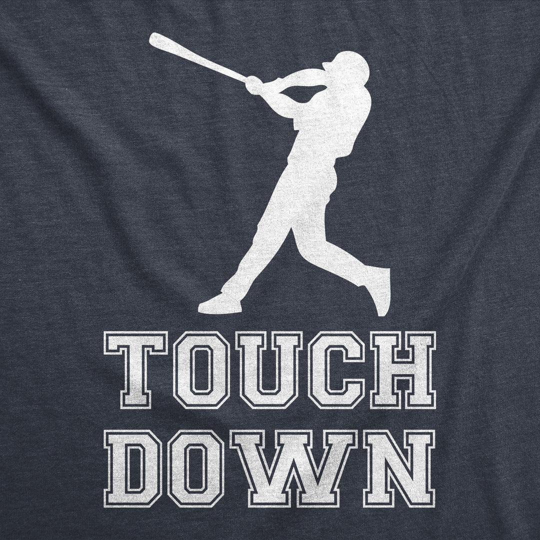 Touch Down Baseball Bat Men's T Shirt